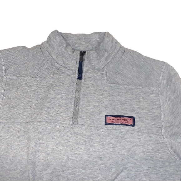 VINEYARD VINES BOYS size 16 gray shep 1/2 zip pullover sweatshirt - MINT!! - Picture 3 of 12